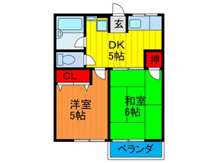 シティハイムモンレヴの物件間取画像